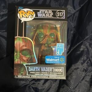 Funko Art Series Darth Vader with Green and Brown Design